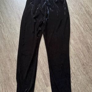 Emory Park Black Velvet Trousers